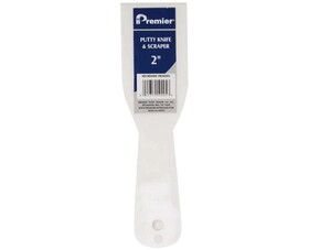 Premier Paint Roller PK10205 2" PUTTY KNIFE WITH BEVELED EDGE PLASTIC
