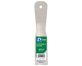 Premier Paint Roller PK10204 1 1/2" PUTTY KNIFE WITH BEVELED EGDE PLASTIC
