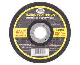 Power Tools & Accessories 45MAS 4-1/2" X 3/32" X 7/8" Arbor Masonry Cutting Blade