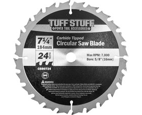 Power Tools & Accessories CSB0724C 7-1/4" Circular Saw Blade - 24T