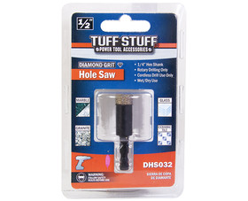 Power Tools & Accessories DHS032 1/2" Diamond Grit Holesaw