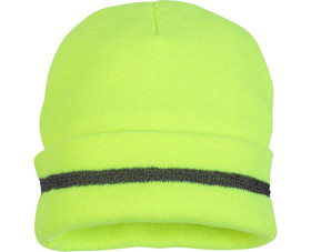 Pyramex RH110 Hi-Vis Lime Knitted Cap