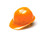 Pyramex HP14141 Hi-Viz Orange Hard - 4 Point Pin Lock Suspension