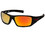 Pyramex SBRF10445D Safety Glasses Black Frame - Ice Orange Mirror Lens