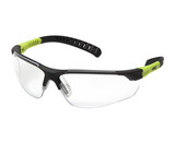 Pyramex SGL10110D SITECORE GREY + LIME CLEAR LENS SAFETY GLASSES
