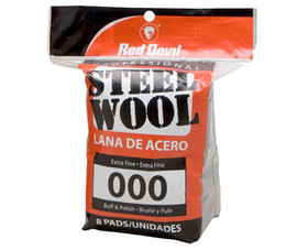 Red Devil 0321 Extra Fine Steel Wool - 8 Pack