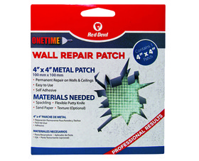 Red Devil 1214 4" X 4" Onetime Wall Repair Patch
