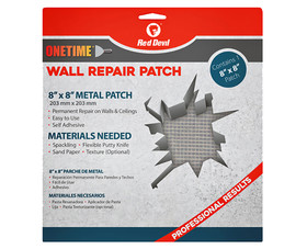 Red Devil 1218 8" X 8" Onetime Wall Repair Patch