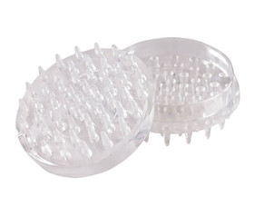 Shepherd 9082 1-7/8" I.D. Round Clear Spiked Cups - 4 Per Card