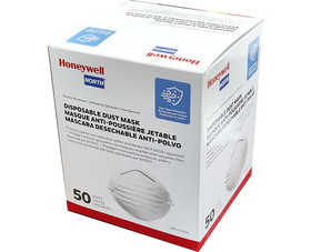 Honeywell RWS54001 Dust & Particle Mask 50 Pack