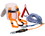 Honeywell RWS-58001 Roof Kit W/ Body Harness Rob Grab 50' Lifeline, Roof Anchor + Bucket