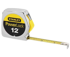 Stanley Tools 33212 12' PowerLock Pocket Tape Measure