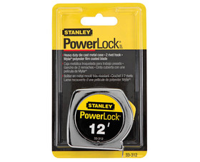 Stanley Tools 33312 12' PowerLock Pocket Tape Measure