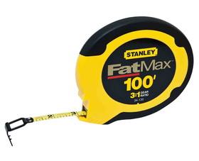 Stanley Tools 34130 100' Fatmax Steel Long Tap Measure