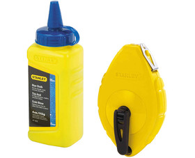Stanley Tools 47-442 100' ABS Chalk Reel With 4 Oz. Blue Chalk