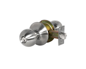 TACO Hardware DL-SVB53-238-US3 Heavy Duty Cylindrical Ball Knob - Entry Lockset US3 2-3/8 Backset