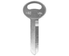 Taylor H50-NP Key Blanks 50/Box Ford Trunk Nickel Plated