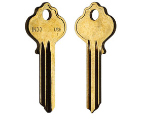 Taylor IN33-BR IN33-BR Ilco Key Blank - 50 Pack