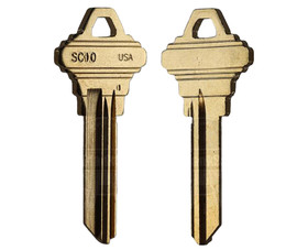 Taylor SC10-BR Schlage Key Blank - 50 Pack