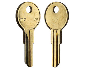 Taylor Y12-BR Y12-BR Yale Key Blank - 50 Pack