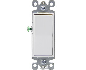 TUFF STUFF SSK-1B 15 Amp 120 Volt Decorator 3 Way Switch - White Boxed
