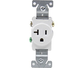 TUFF STUFF 41363 20 Amp 120 Volt Single Receptacle - White