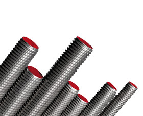 Threaded Products 11015 5/16-18 X 72" Threaded Rod - Red