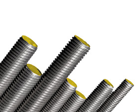 Threaded Products 11024 7/16-14 X 72" Threaded Rod - Yellow