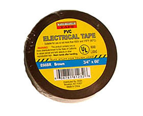 TUFF STUFF E66BR 3/4" X 60' Electrical Tape - Brown