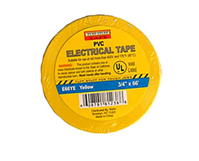 TUFF STUFF E66YE 3/4" X 60' Electrical Tape - Yellow