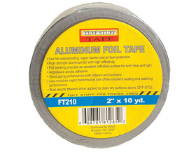 TUFF STUFF FT210 2" X 10 YD. Aluminum Foil Tape