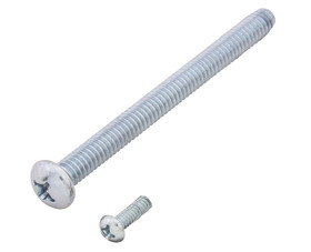 TUFF STUFF 1/4-20 X 3 Machine Screw Round Phillip ZP - 1/4" - 20 X 3"