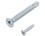 TUFF STUFF 8-18 X 2-1/2 Sheet Metal Screw Flat Head Tek ZP - 8" X 2-1/2"