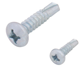 TUFF STUFF 6-20 X 2 Sheet Metal Screw Pan Head Tek ZP - 6" X 2"