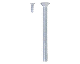 TUFF STUFF 3/8-16 X 1-3/4 Machine Screw Flat Phillip ZP - 3/8" - 16 X 1-3/4"