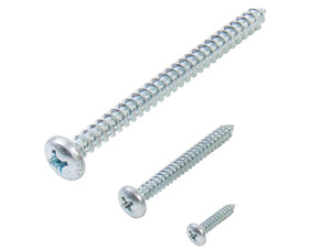 TUFF STUFF 4 X 1/4 Sheet Metal Screw Pan Phillips ZP - 4" X 1/4"