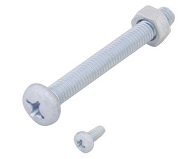 TUFF STUFF M10-1.50X25 M10-1.50 x 25 Metric Machine Screw Pan Phillips ZP - 3 Piece Per Package