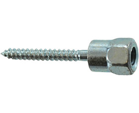 TUFF STUFF 34813 1/4" x 1-5/8" Rod Hanger Screw Anchor - 25 Pack