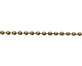 TUFF STUFF 36" BRASS Beaded Chain - 36" Brass