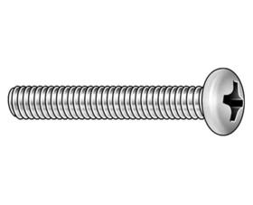 TUFF STUFF 6-32(1/8) X 1/2 Round Head Stove Bolts - 6-32 (1/8") X 1/2"