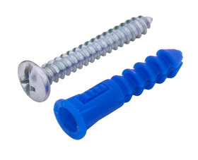 TUFF STUFF 10-12 Plastic Anchors With Screws - #10 - #12