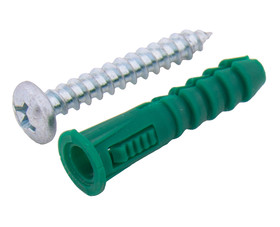 TUFF STUFF 14-16 Plastic Anchors With Screws - #14 - #16