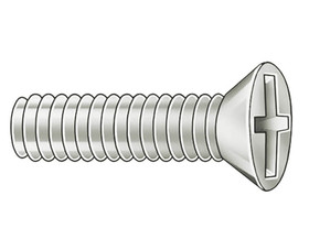 TUFF STUFF 6-32(1/8) X 1/2 Flat Head Stove Bolts - 6-32 (1/8") X 1/2"