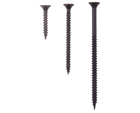 TUFF STUFF 8 X 3 Drywall Screw Fine Threaded Black Phosphate - 8" X 3"