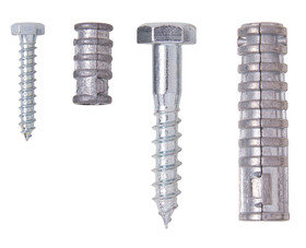 TUFF STUFF 3/8L Lag Shield With Bolt - 3/8" L