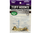 TUFF STUFF 41501 5 LB. Extra Heavy Picture Hooks - Brass Finish
