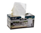 Tuff Stuff 76421 Tall Kitchen Bag With Drawstring White 0.9 Mil 13 Gal. (24