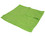 TUFF STUFF MFC2NG 16" x 16" Neon Green Microfiber Cleaning Cloths - 2 Pack