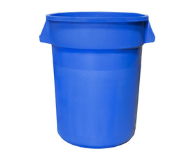 TUFF STUFF TC32B 32 Gal. Blue Recycle Can