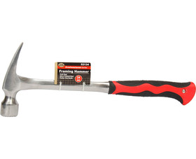 TUFF STUFF 52134 20 OZ. Rip Hammer With Rubber Grip Handle
